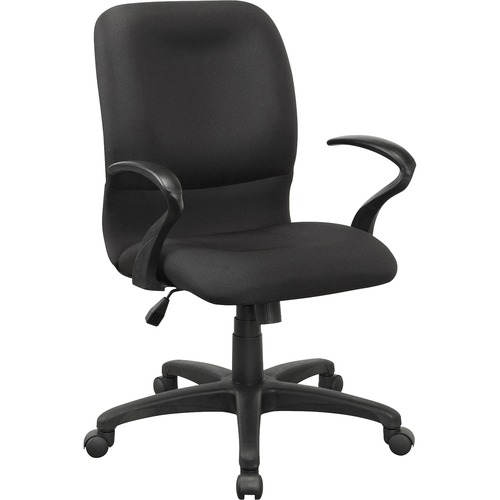 Lorell Lorell Executive Mid-Back Fabric Contour Chair