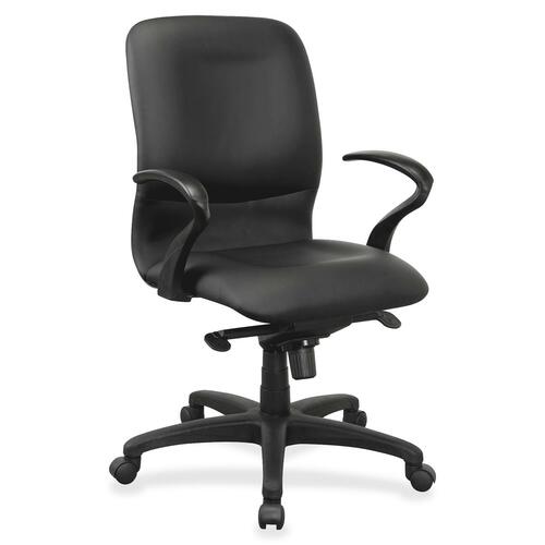 Lorell Lorell Executive Mid-Back Fabric Contour Chair