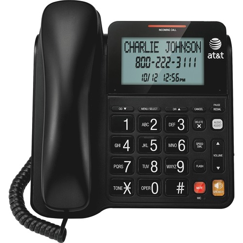 AT&T AT&T CL2940 Standard Phone - Black
