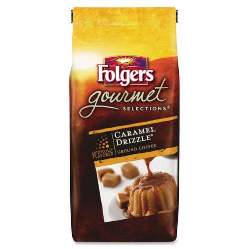 Folgers Caramel Drizzle Gourmet Ground Coffee Ground