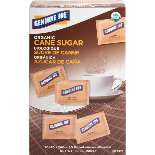 Genuine Joe Turbinado Cane Sugar Packet