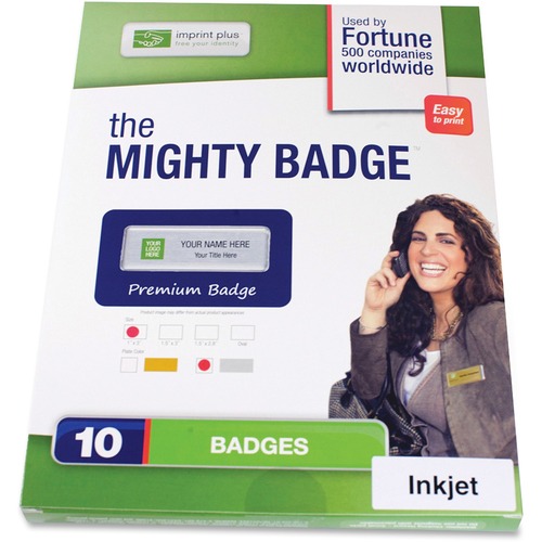 Imprint Plus Mighty Badge Name Badge Refill Kit