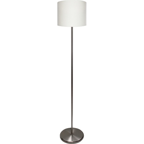 Ledu Linen Shade Slim Line Floor Lamp
