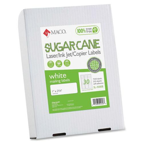 MACO Laser / Ink Jet File / Copier Sugarcane Address Labels
