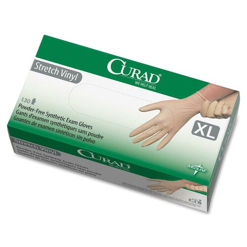 Curad Stretch Non-Sterile Latex-Free Exam Gloves