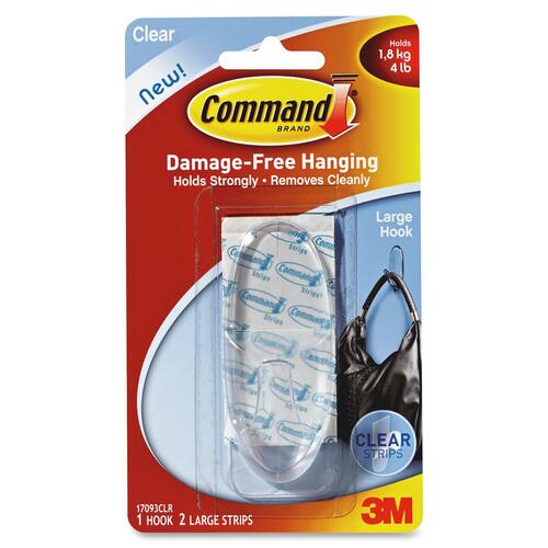 Command Command Large Clear Hanging Hook