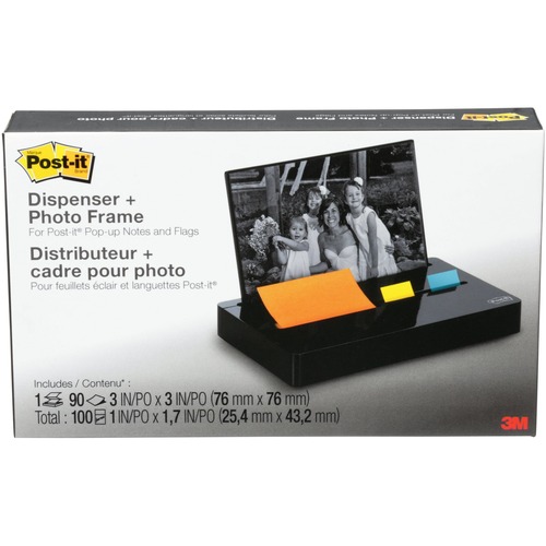 3M Post-it Pop-up Notes Glossy Desk Organizer