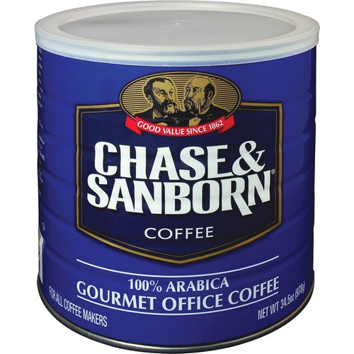 Chase and Sanborn Arabica Ground Coffee in 34.5 oz. Can Ground