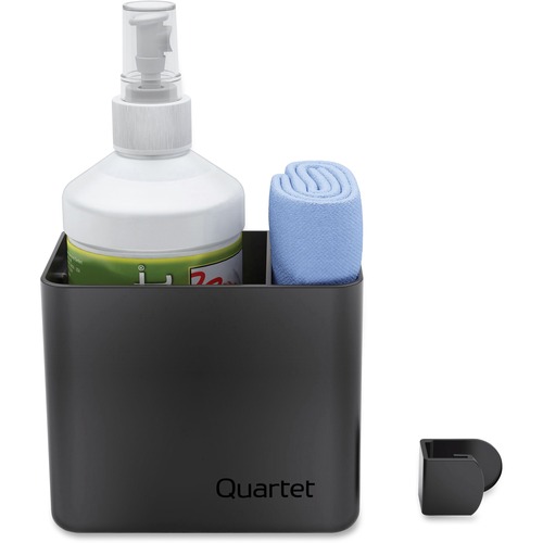 Quartet Quartet Whiteboard Accessory Bin with Spray Cleaner/Cloth