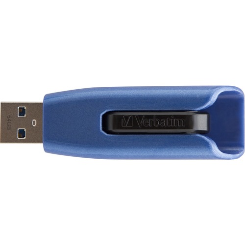 Verbatim 128GB Store 'n' Go V3 MAX USB 3.0 Drive - Black/Blue