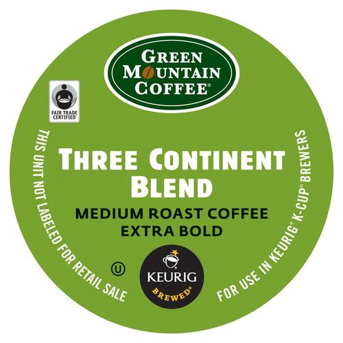 Green Mountain Coffee Three Continent Blend K-Cup Pack