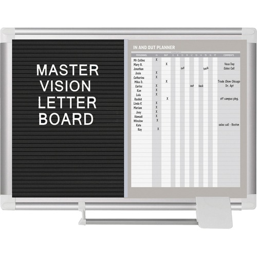 MasterVision In/Out Dry-erase Letter Board