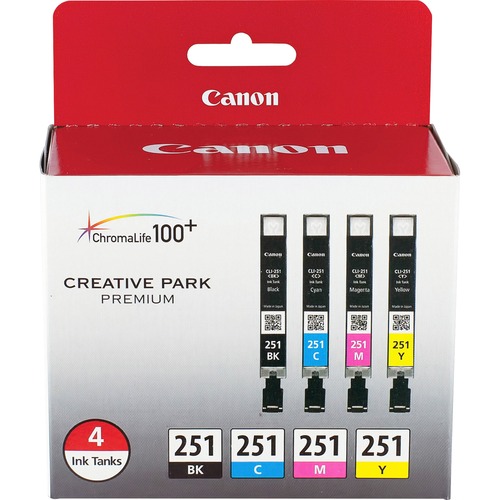 Canon Canon CLI-251 4 Color Ink Pack251 4 Color Ink Pack