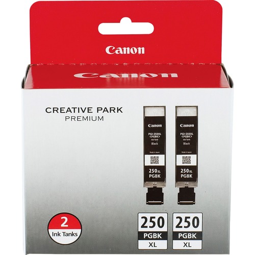 Canon PGI-250 Pigment Black XL Twin Pack