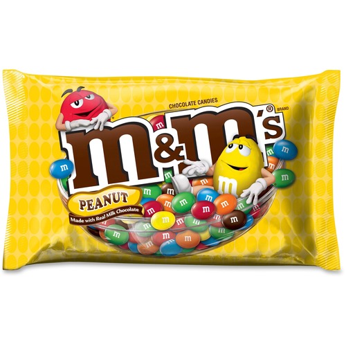 M&M's Peanut Zipper Bag Chocolate Candies