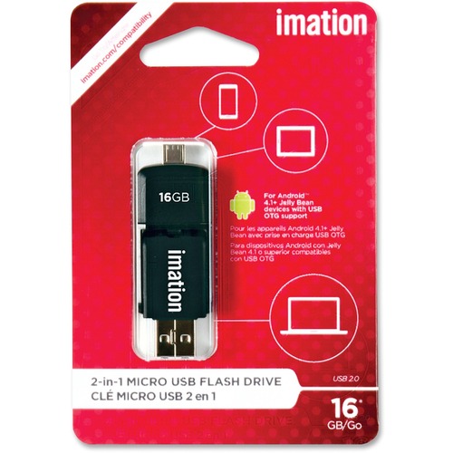 Imation 2-in-1 Micro USB Flash Drive