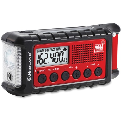 Midland ER300 Emergency Crank Weather Alert Radio