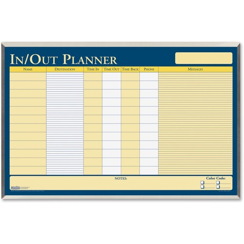 House of Doolittle Aluminum Frame In/Out Laminated Planner