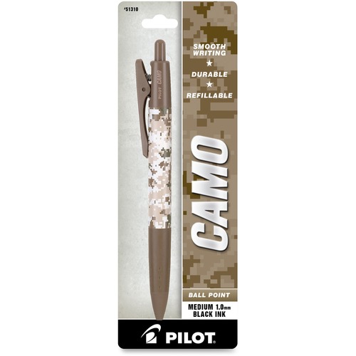 Pilot Camo Marines Medium Tip Refillable Ballpoint Pen