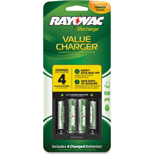 Rayovac PS133-4B 4 Position Value Charger