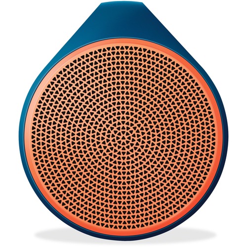 Logitech X100 Speaker System - Wireless Speaker(s) - Orange