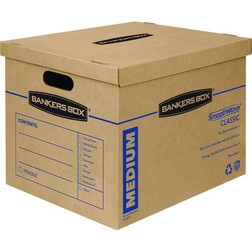 Fellowes Fellowes SmoothMove Classic Moving Boxes, Medium