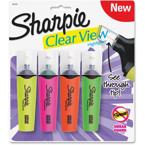 Sharpie Sharpie Clear View Highlighter Pack