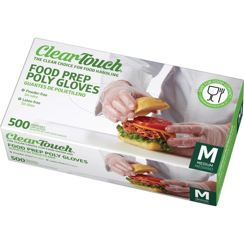 Medline Clear-Touch Disposable Gloves