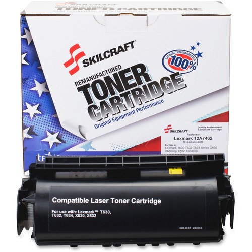 SKILCRAFT SKILCRAFT Remanufactured Toner Cartridge Alternative For Lexmark T640