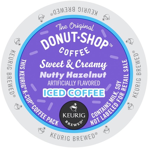 Donut Shop Donut Shop Sweet & Creamy Nutty Hazelnut Iced Coffee K-Cup Pack