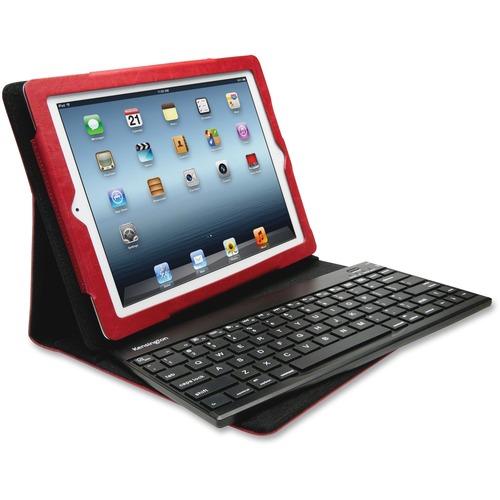 Kensington KeyFolio Pro 2 Keyboard/Cover Case (Folio) for iPad - Red