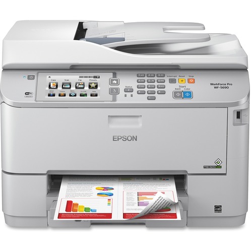 Epson Epson WorkForce Pro WF-5690 Inkjet Multifunction Printer - Color - Pla