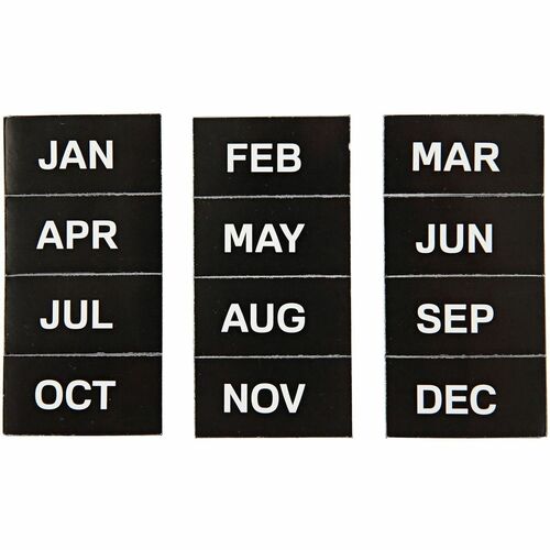 MasterVision MasterVision Magnetic Monthly Calendar Characters