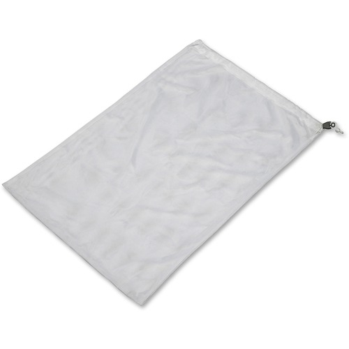 SKILCRAFT Synthetic Mesh Laundry Net - Medium-Duty, White, 24