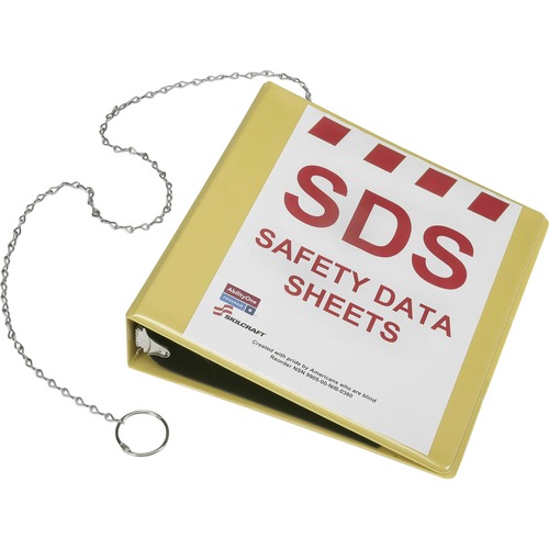 SKILCRAFT GHS Safety Data Sheet Binder without Wire Rack