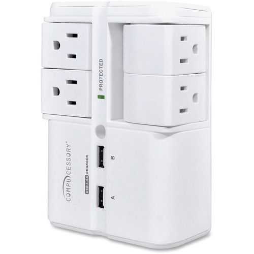 Compucessory Compucessory 4-Outlets Surge Suppressor/Protector