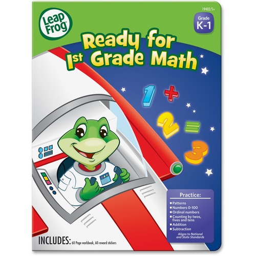 The Board Dudes Leap Frog First-grade Math Workbook Education Printed