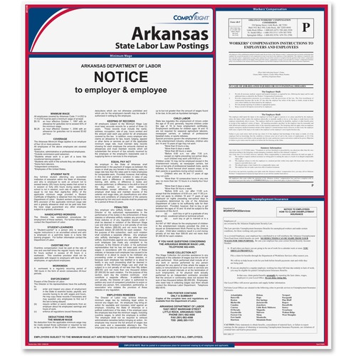 TFP ComplyRight TFP ComplyRight Arkansas State Labor Law Poster