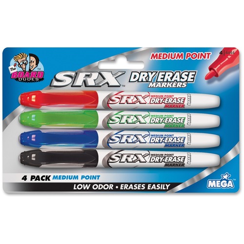 The Board Dudes The Board Dudes SRX Medium Point Dry-Erase Markers