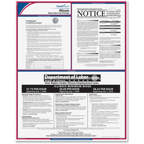 TFP ComplyRight Illinois State Labor Law Poster