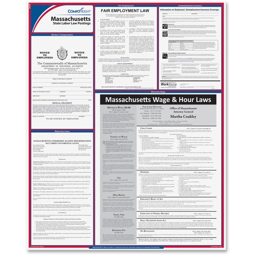 TFP ComplyRight Massachusetts State Labor Law Poster