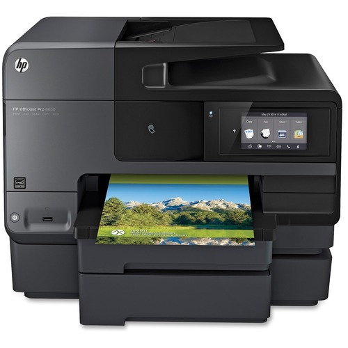 HP Officejet Pro 8630 Inkjet Multifunction Printer - Color - Plain Pap