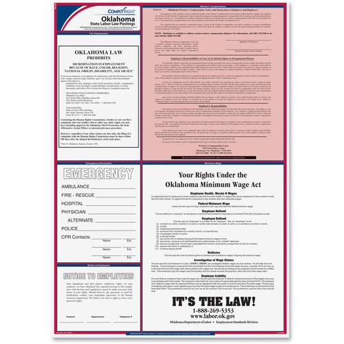 TFP ComplyRight TFP ComplyRight Oklahoma State Labor Law Poster