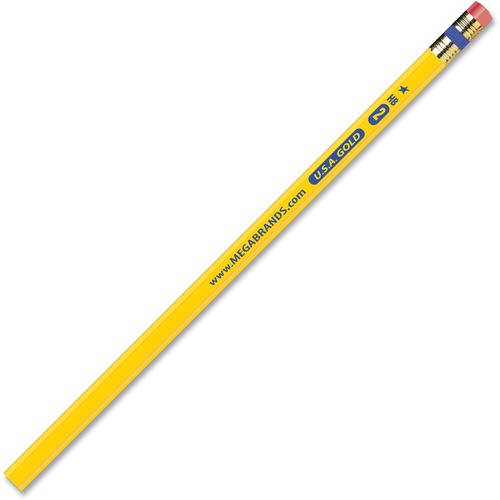 The Write Dudes #2 US Gold Unsharpened Pencils