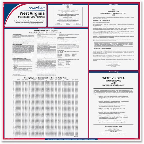 TFP ComplyRight W. Virginia State Labor Law Poster