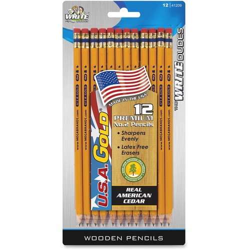 The Write Dudes The Write Dudes Premium No. 2 Wooden Barrel Pencils