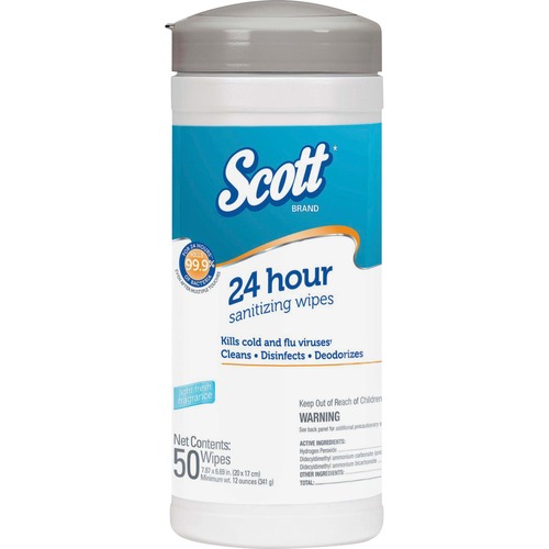 Scott Scott 24-Hour Sanitizing Wipes