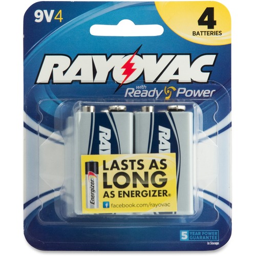 Rayovac Rayovac Alkaline 9 Volt Batteries