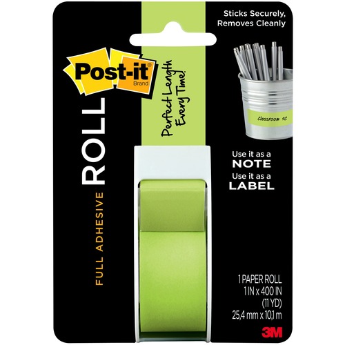 Post-it Post-it Super Sticky Removable Label Roll Green