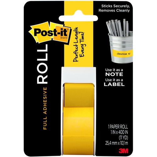Post-it Post-it Super Sticky Removable Label Roll Yellow